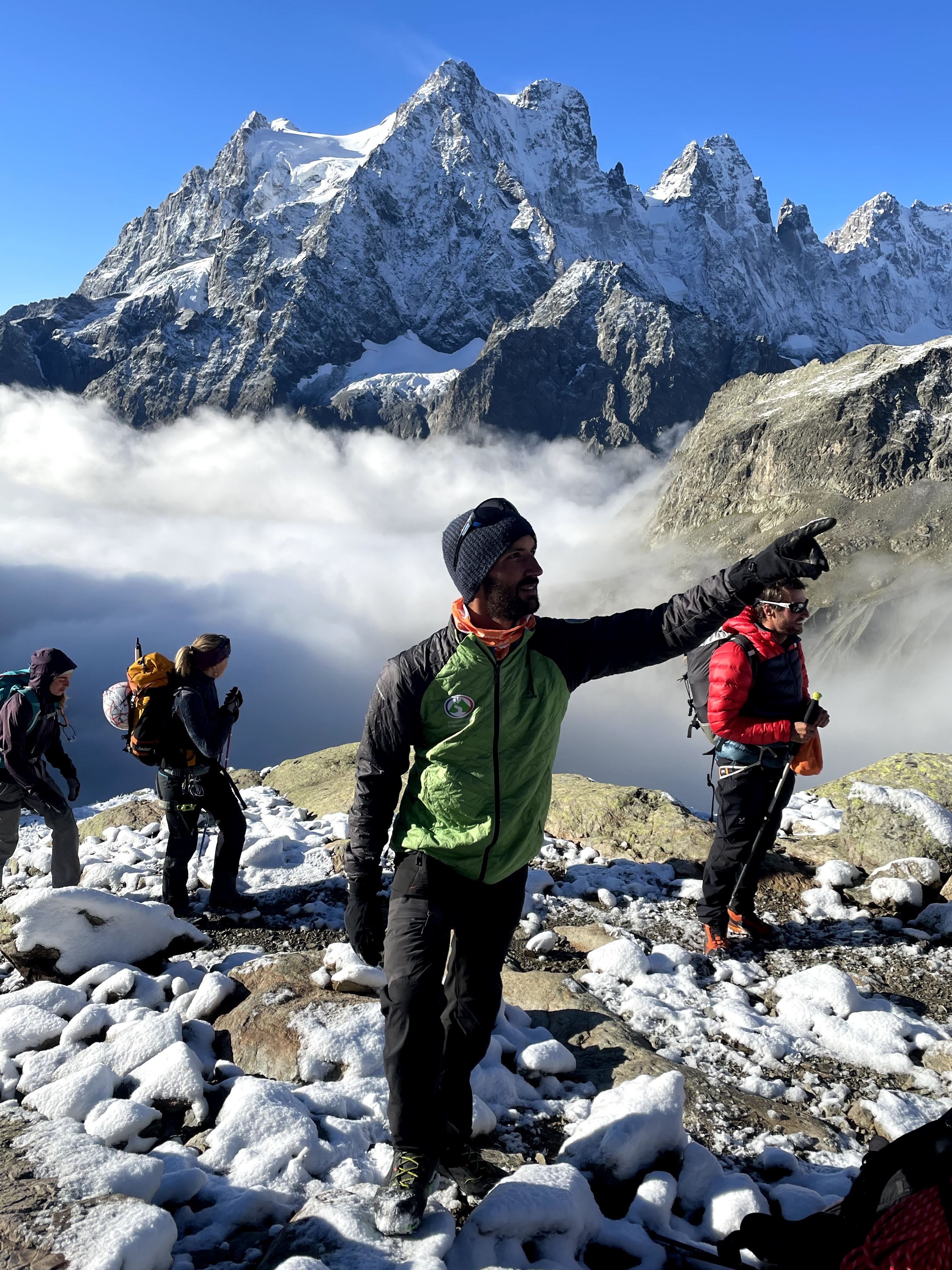 Portrait du guide de montagne
